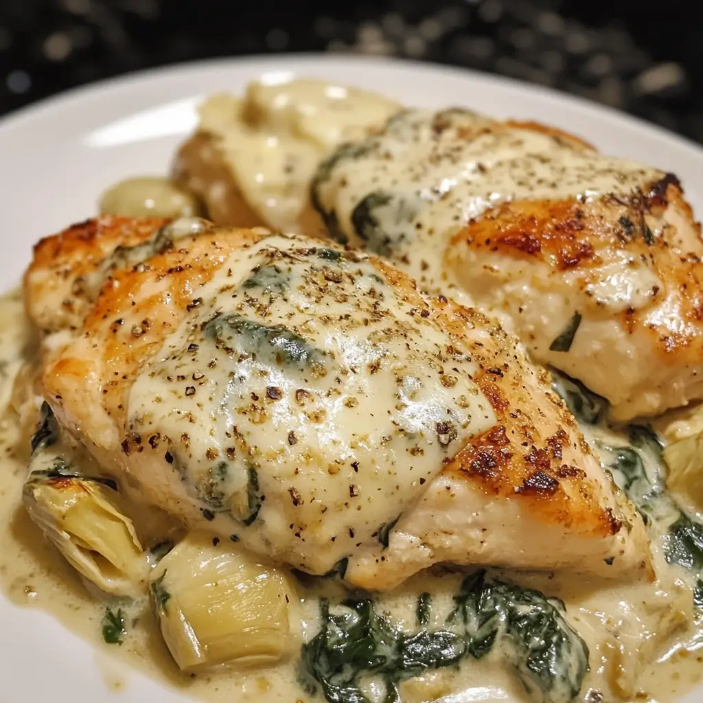 Spinach Artichoke Chicken Bake image 1
