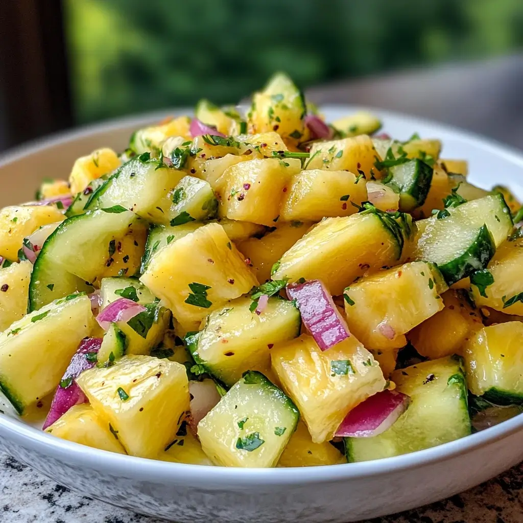 Pineapple Cucumber Salad image 1