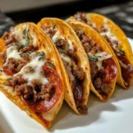 Cheesy Pepperoni Pizza Tacos1