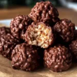Christmas Chocolate Rice Krispie Balls 1 e1760202768773