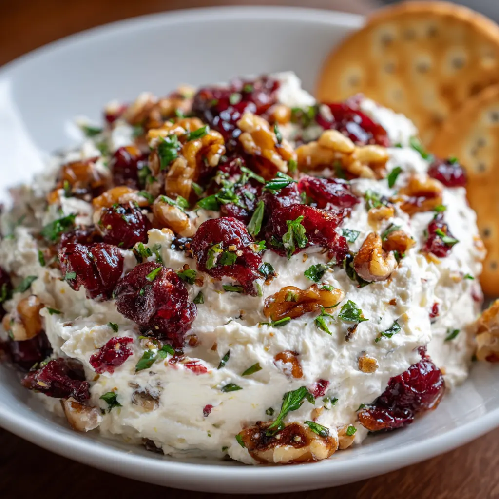 Cranberry Walnut Cream Cheese Spread1