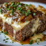 Crockpot French Onion Meatloaf 1