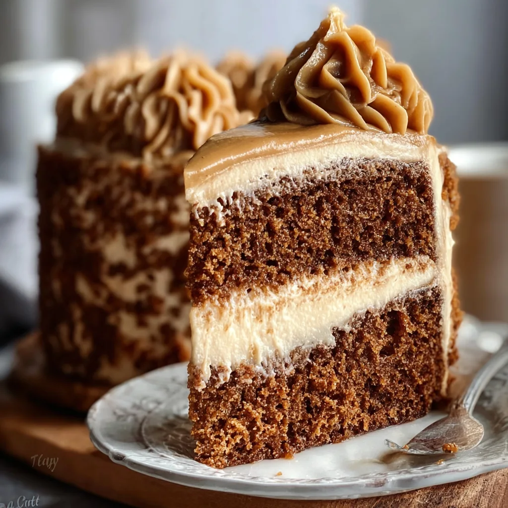 Gingerbread Cake with Cinnamon Molasses Frosting1