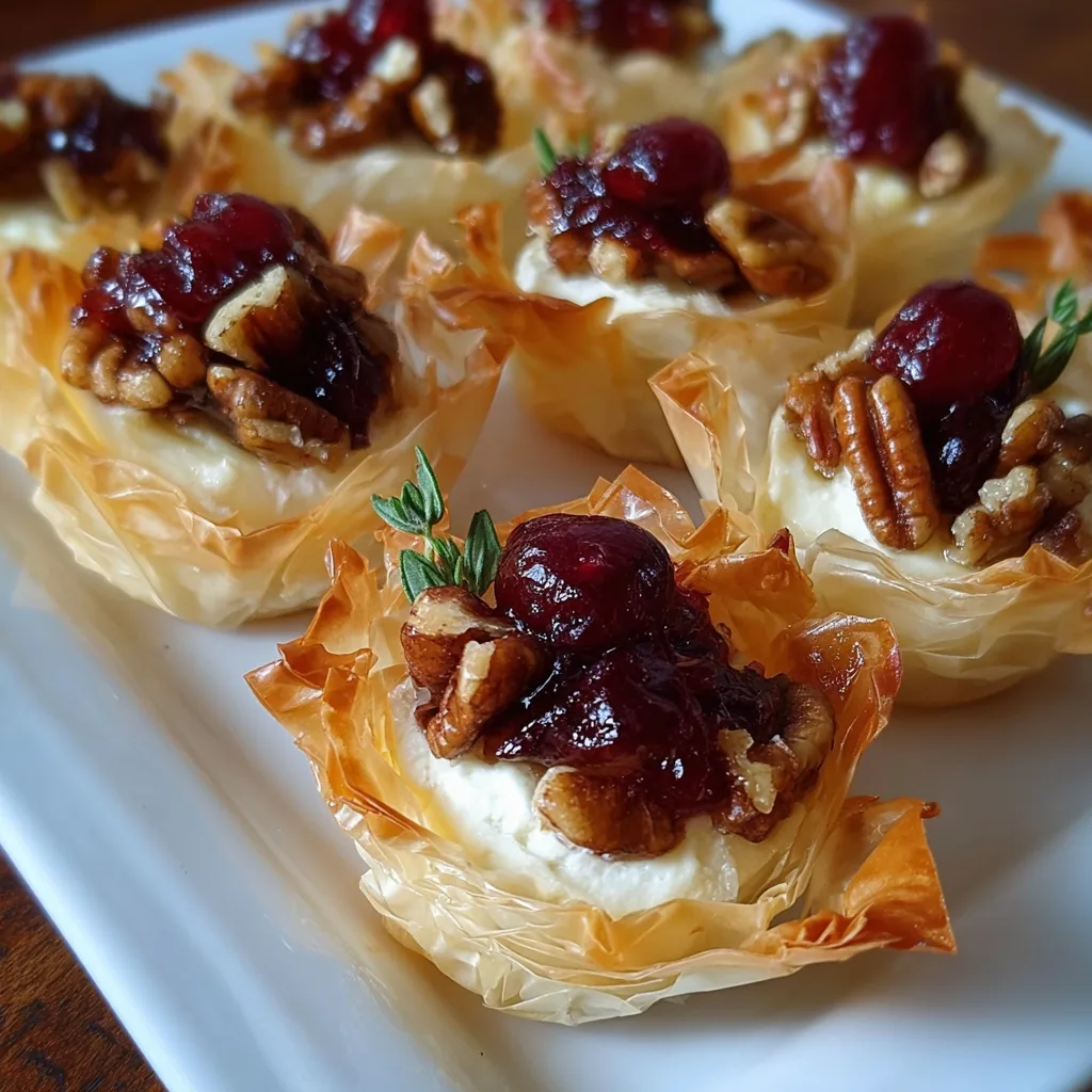 Mini Phyllo Cups with Brie1