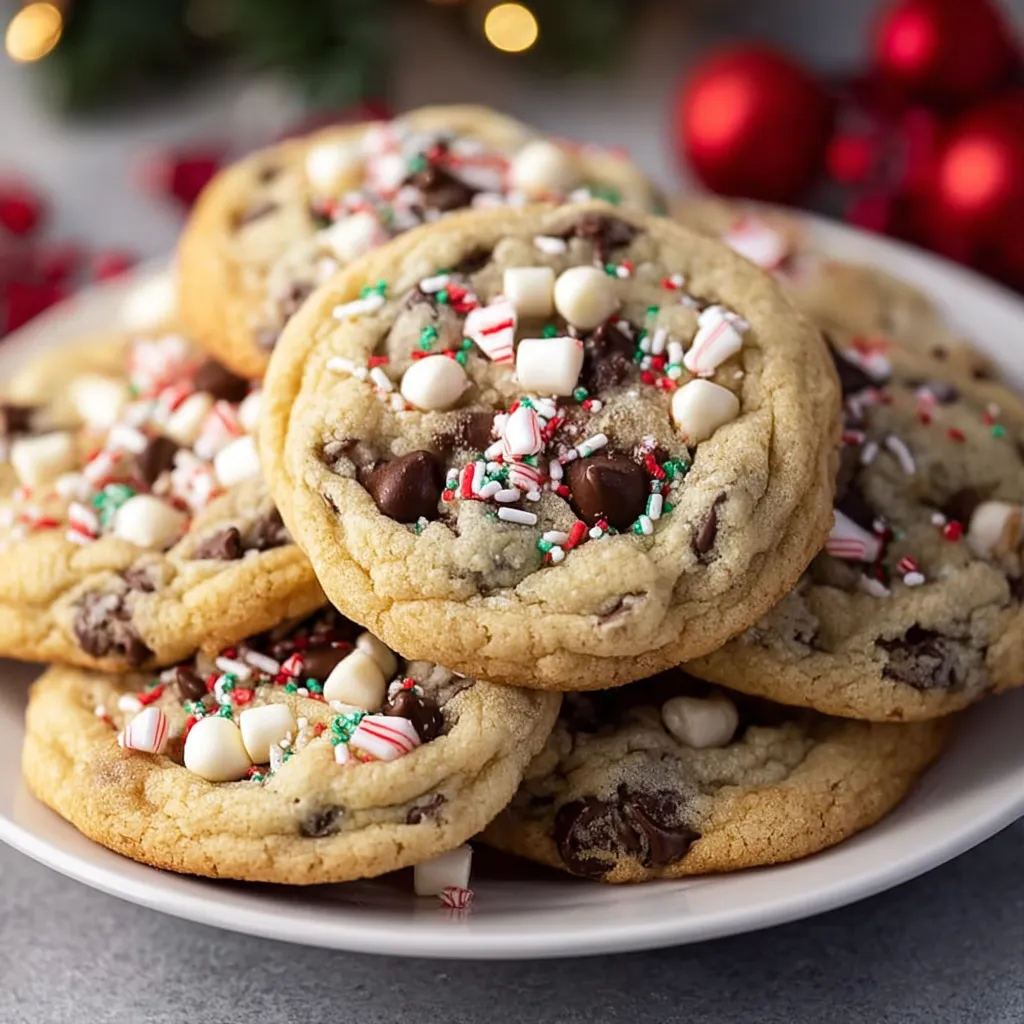 Chocolate Chip Christmas Cookies 1