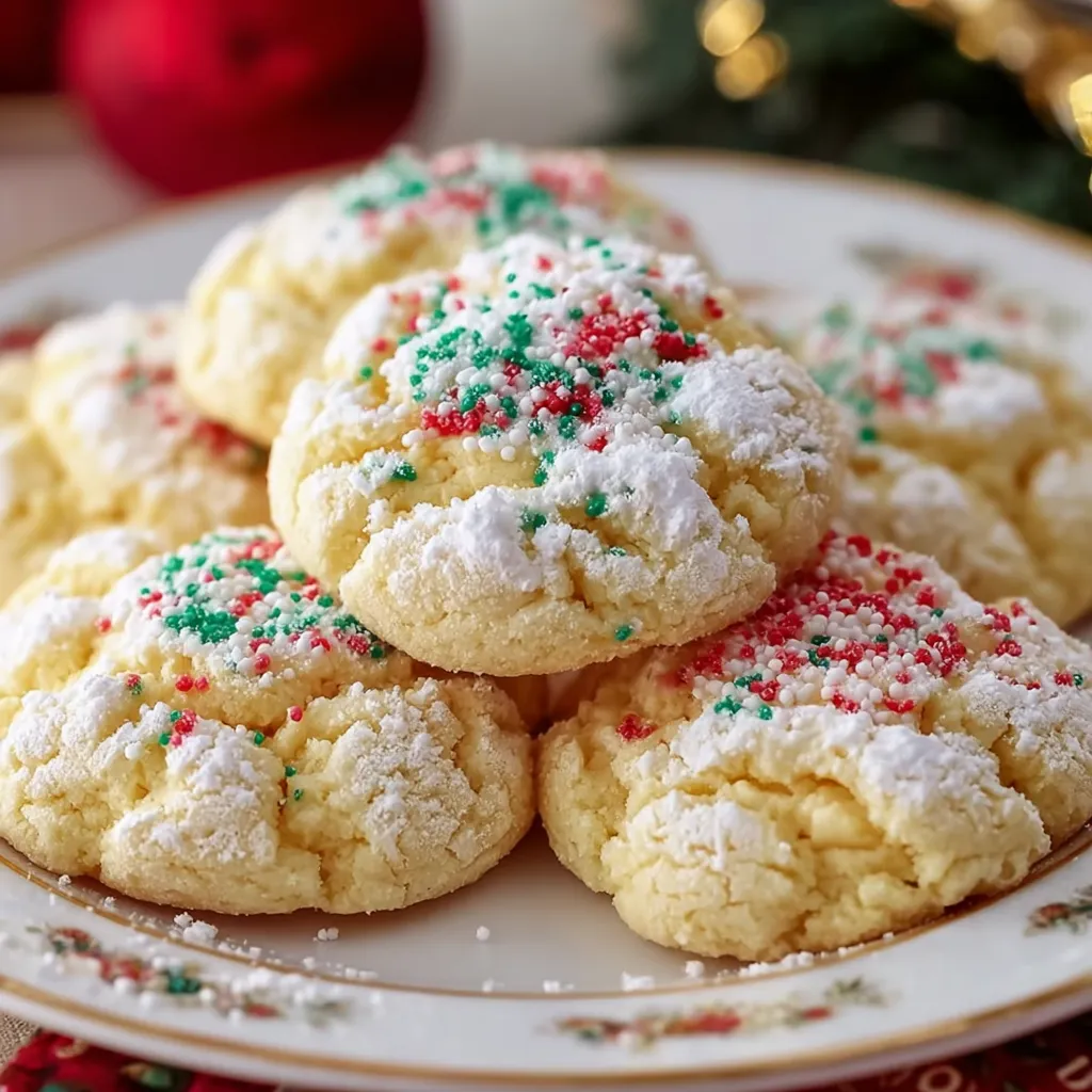 Christmas Ooey Gooey Butter Cookies 1
