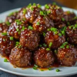 3 Ingredient Sweet Spicy Crock Pot Meatballs 1