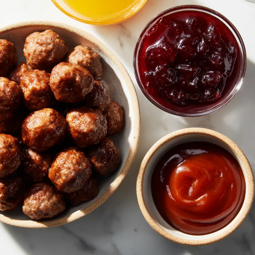 3 Ingredient Sweet Spicy Crock Pot Meatballs 2