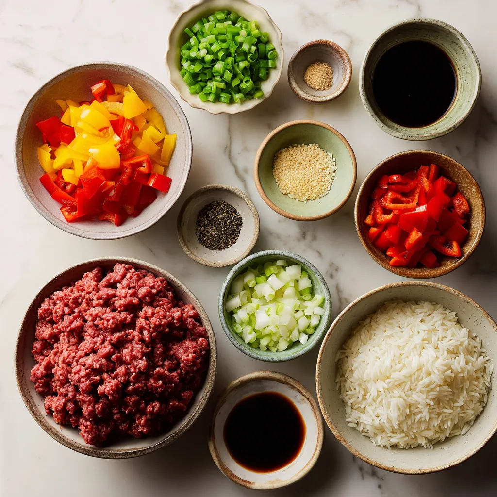 Beef and Pepper Rice Bowl 2
