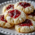 Christmas Raspberry Cream Cookies 1