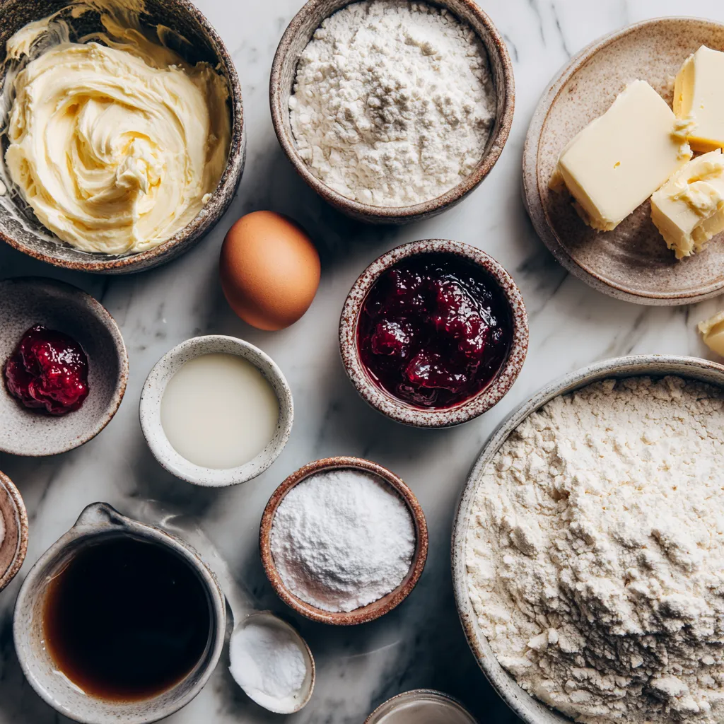 Christmas Raspberry Cream Cookies 2