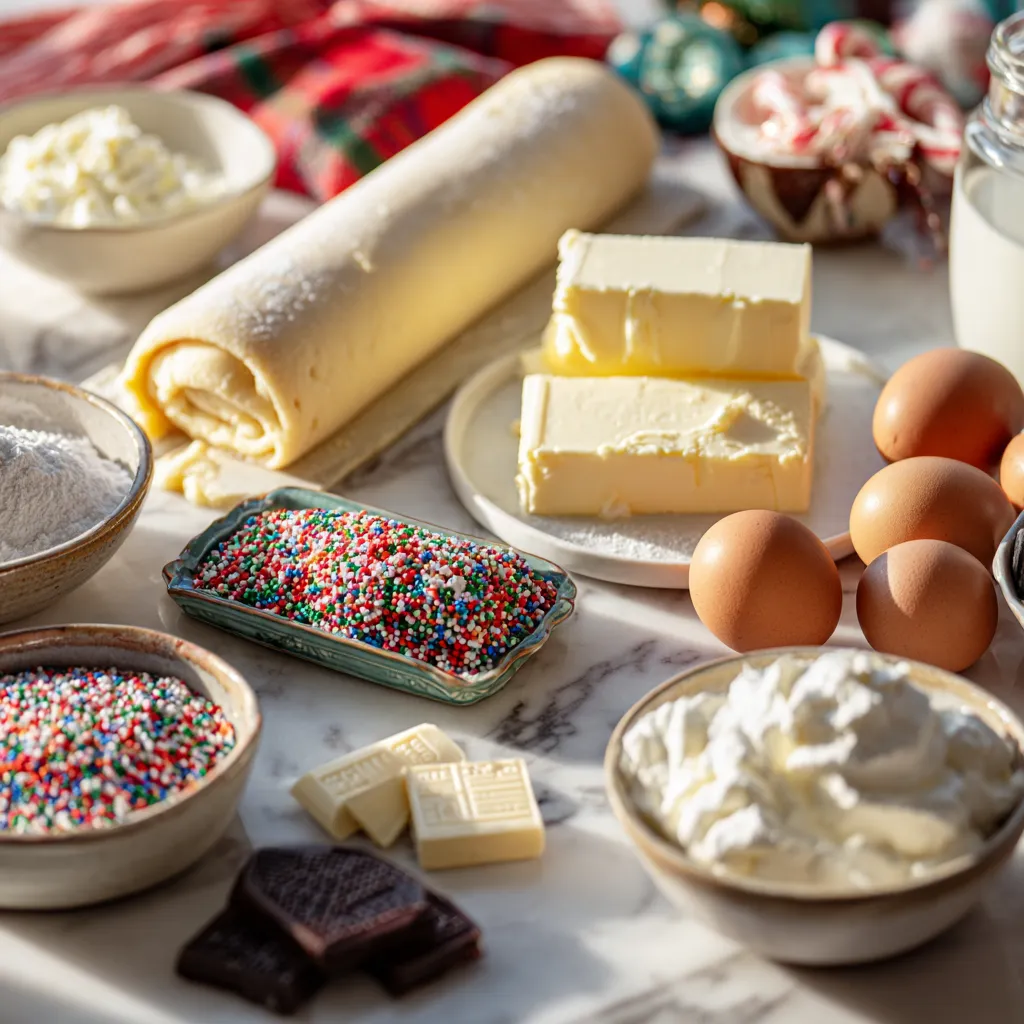 Christmas Sugar Cookie Cheesecake 2