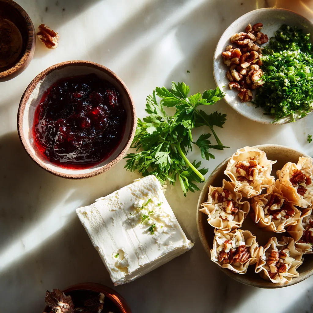 Cranberry Hot Pepper Jelly Cream Cheese Cups 2