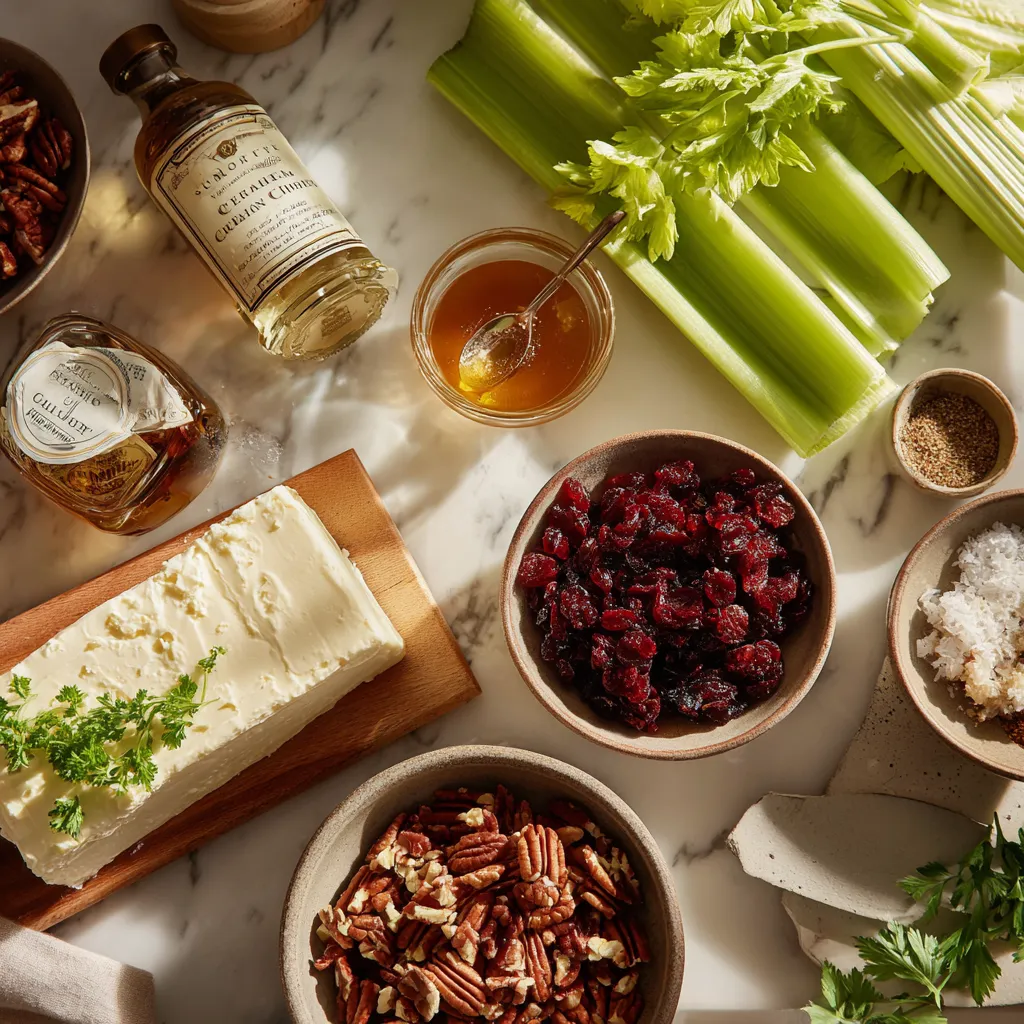 Cranberry Pecan Cream Cheese Stuffed Celery 2 Cranberry Pecan Cream Cheese Stuffed Celery 2