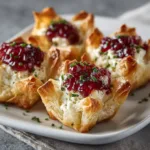 Cranberry Pepper Jelly Cream Cheese Phyllo Blossoms 1