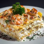 Creamy Seafood Lasagna with Shrimp Crab 1