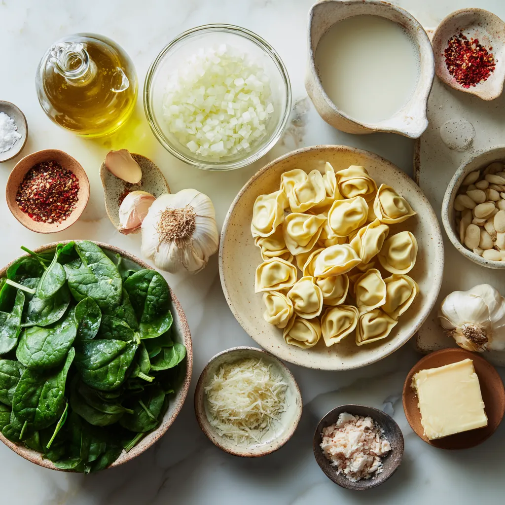 Creamy Spinach Tortellini Soup 2