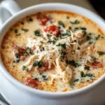 Crock Pot Creamy Chicken Parmesan Soup 1