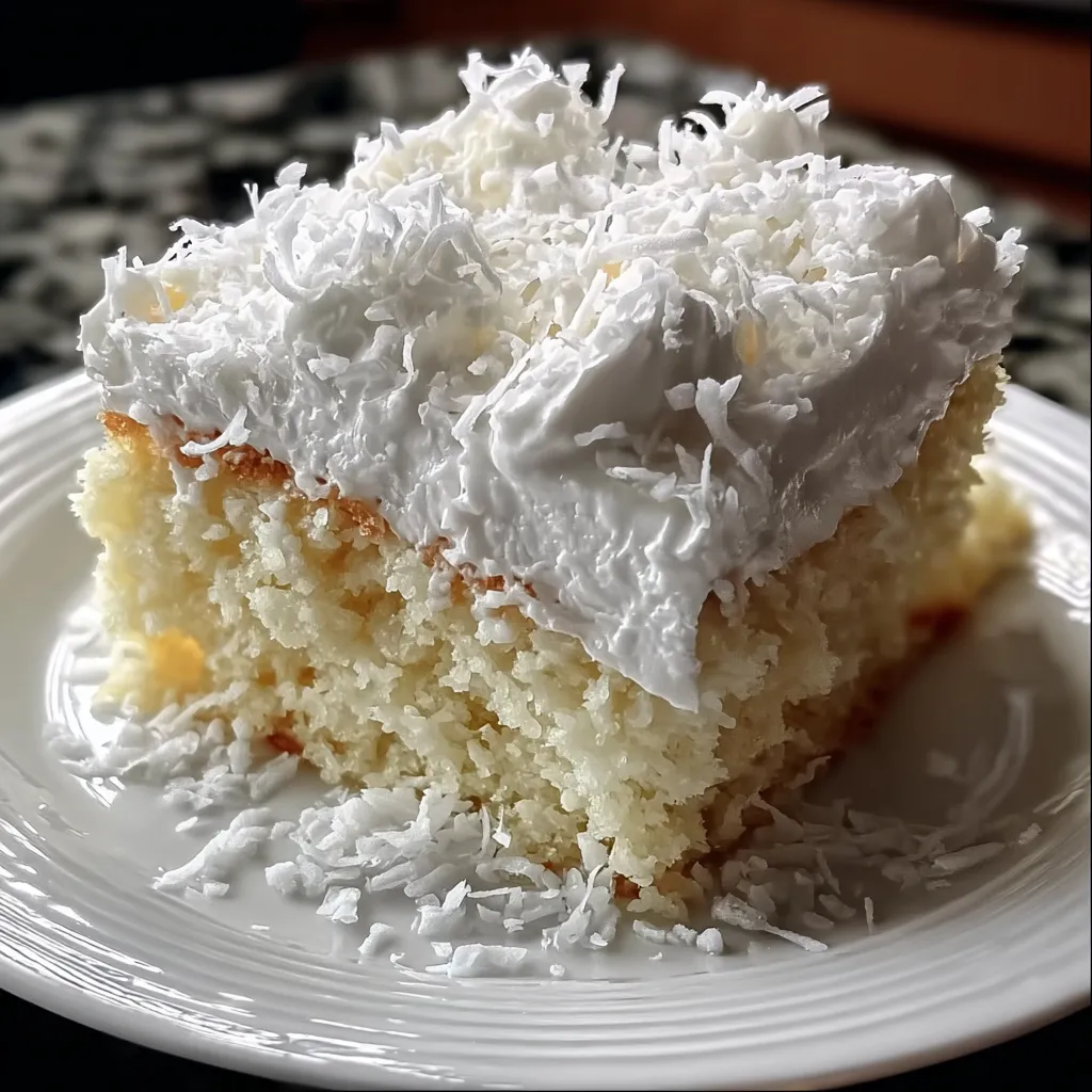 Delicious Creamy Coconut Cake 1