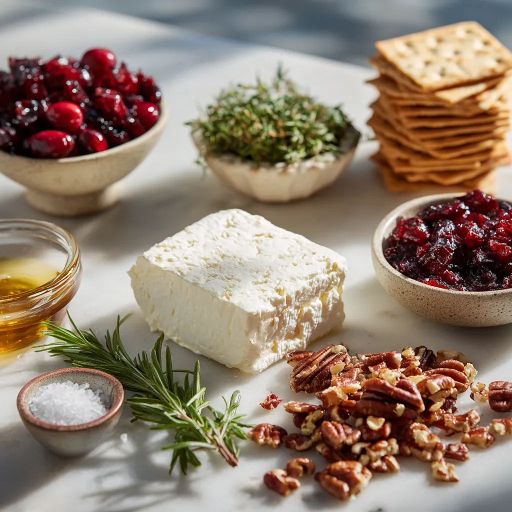 Festive Cranberry Cheese Nibbles 2