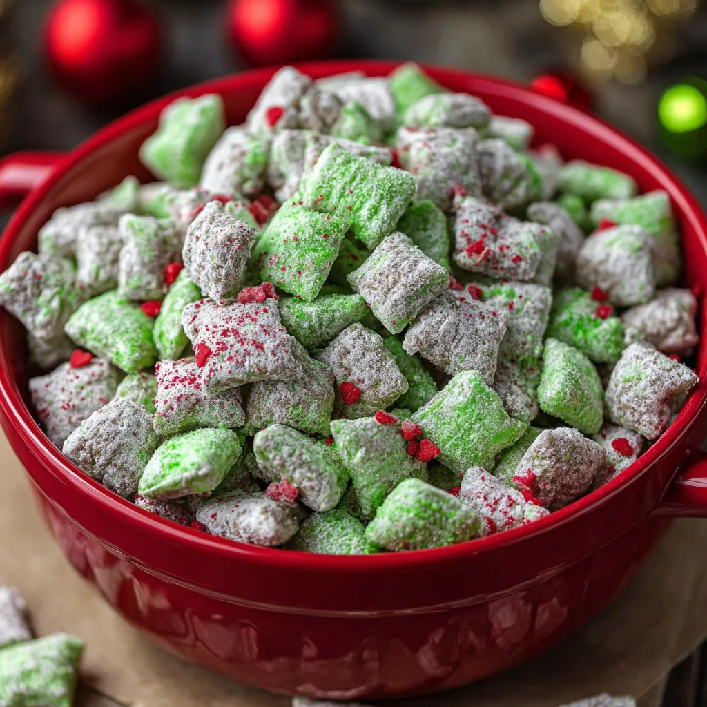 Grinch Puppy Chow 1