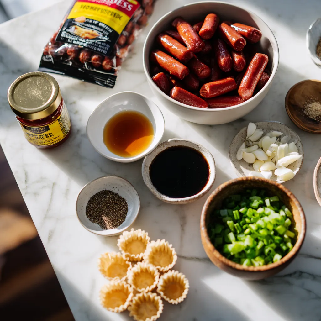 Honey Garlic Mississippi Lil Smokies Party Cups 2