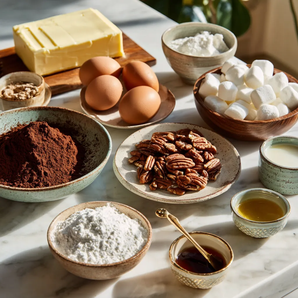 Mississippi Mud Cake Brownies 2