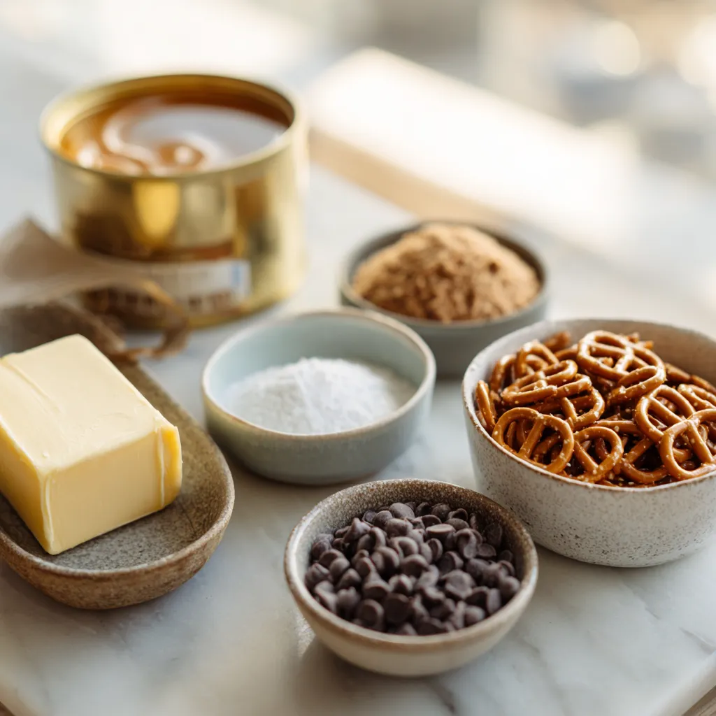 No Bake Caramel Pretzel Crack Bars 2