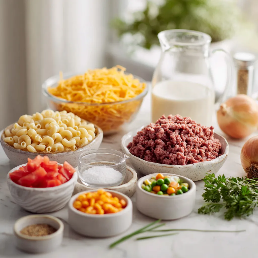 One-Pot Macaroni Cheeseburger Soup (No Velveeta) 4 One Pot Macaroni Cheeseburger Soup 2