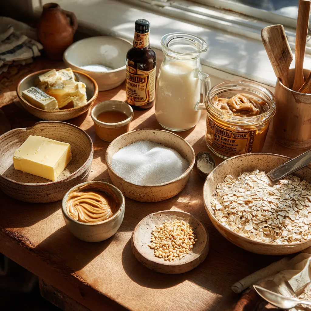 PEANUT BUTTER NO BAKE COOKIES 2