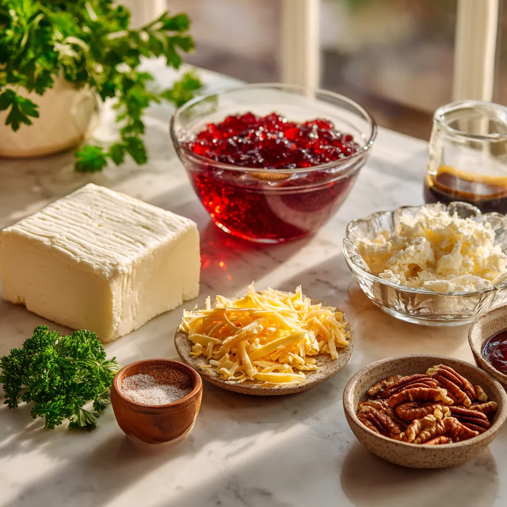 Pepper Jelly Cheese Ball with Pecans 2