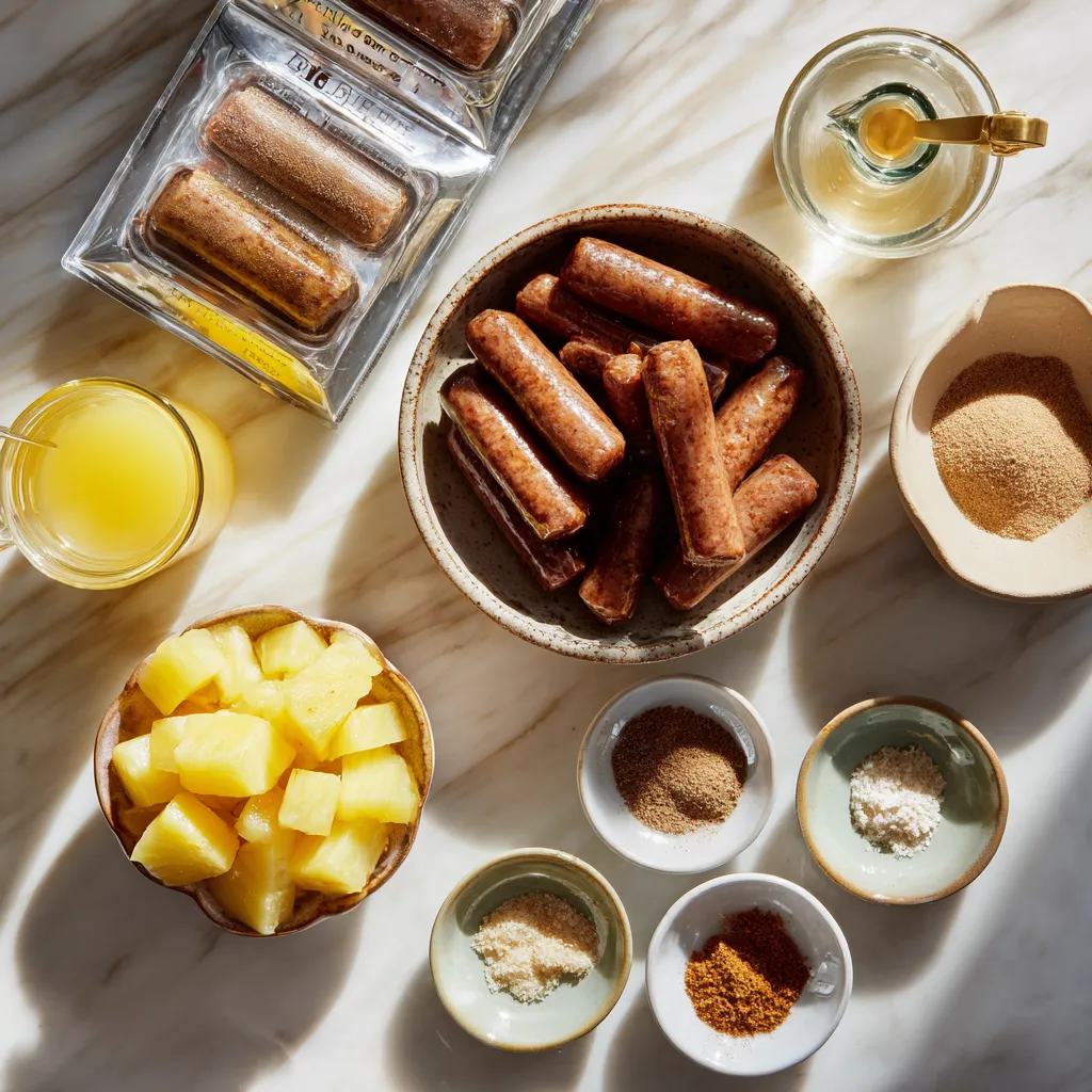 Pineapple Brown Sugar Mississippi Lil Smokies Bites 2