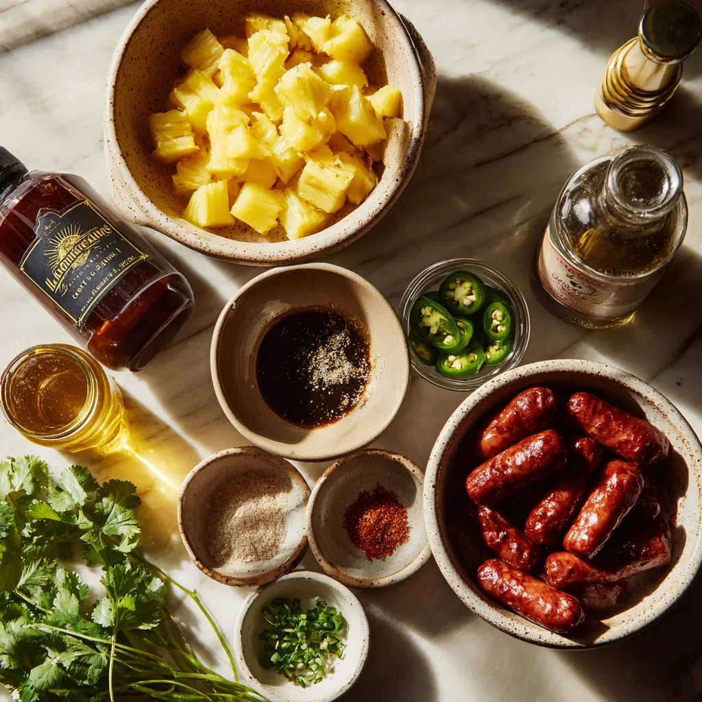 Pineapple Jalapeno Mississippi Lil Smokies Bites 2