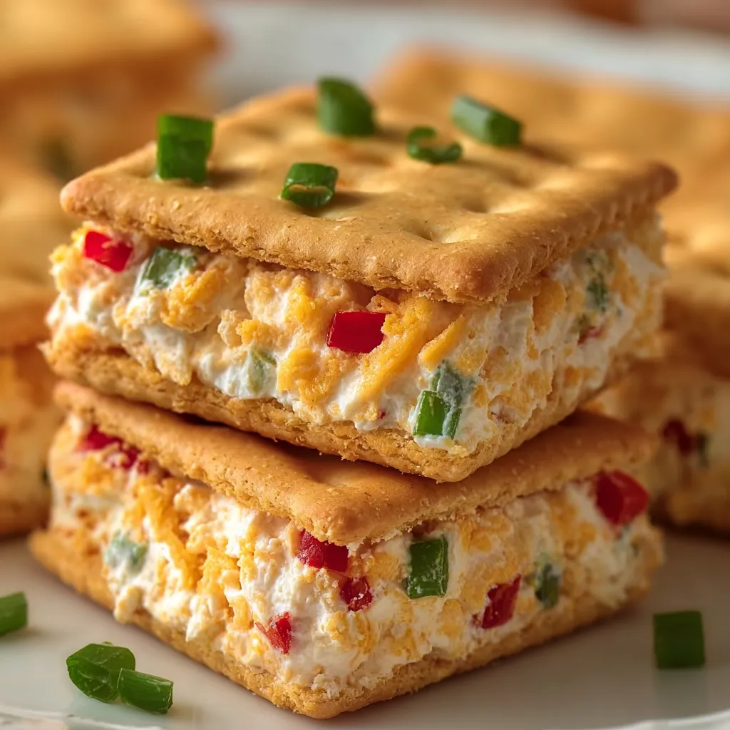 Ritz Cracker Party Sandwiches 1