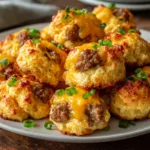 Sausage Cheese Puffs with Biscuit Mix 1