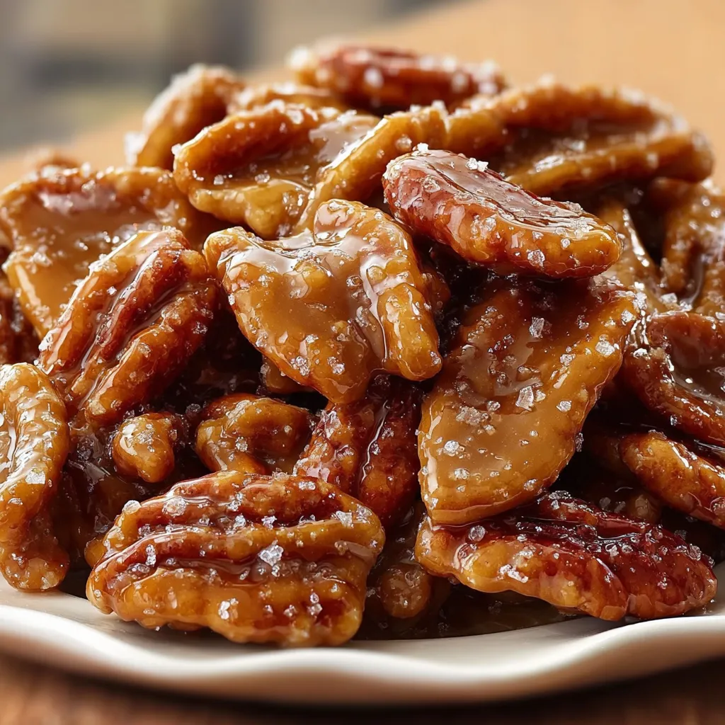 Sea Salted Praline Pecan Clusters 1