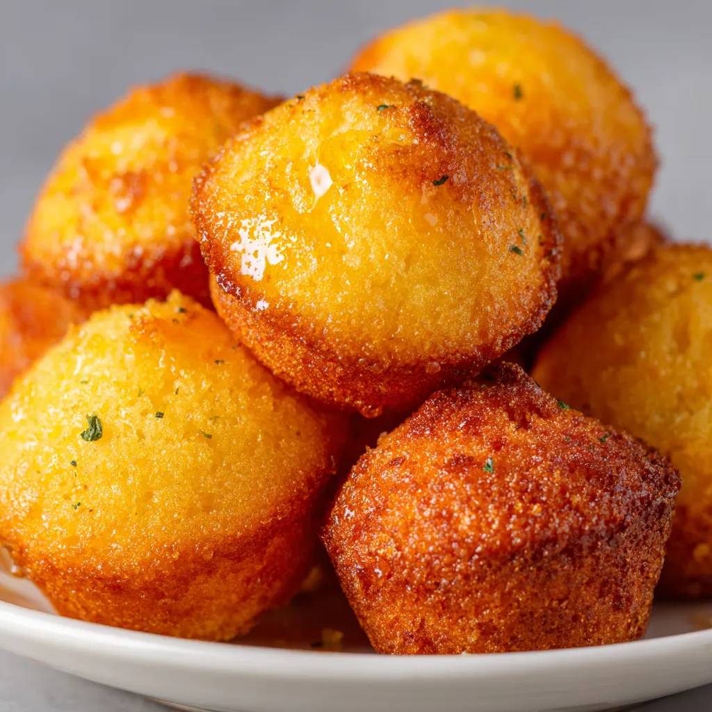 Southern Style Honey Butter Cornbread Poppers 1