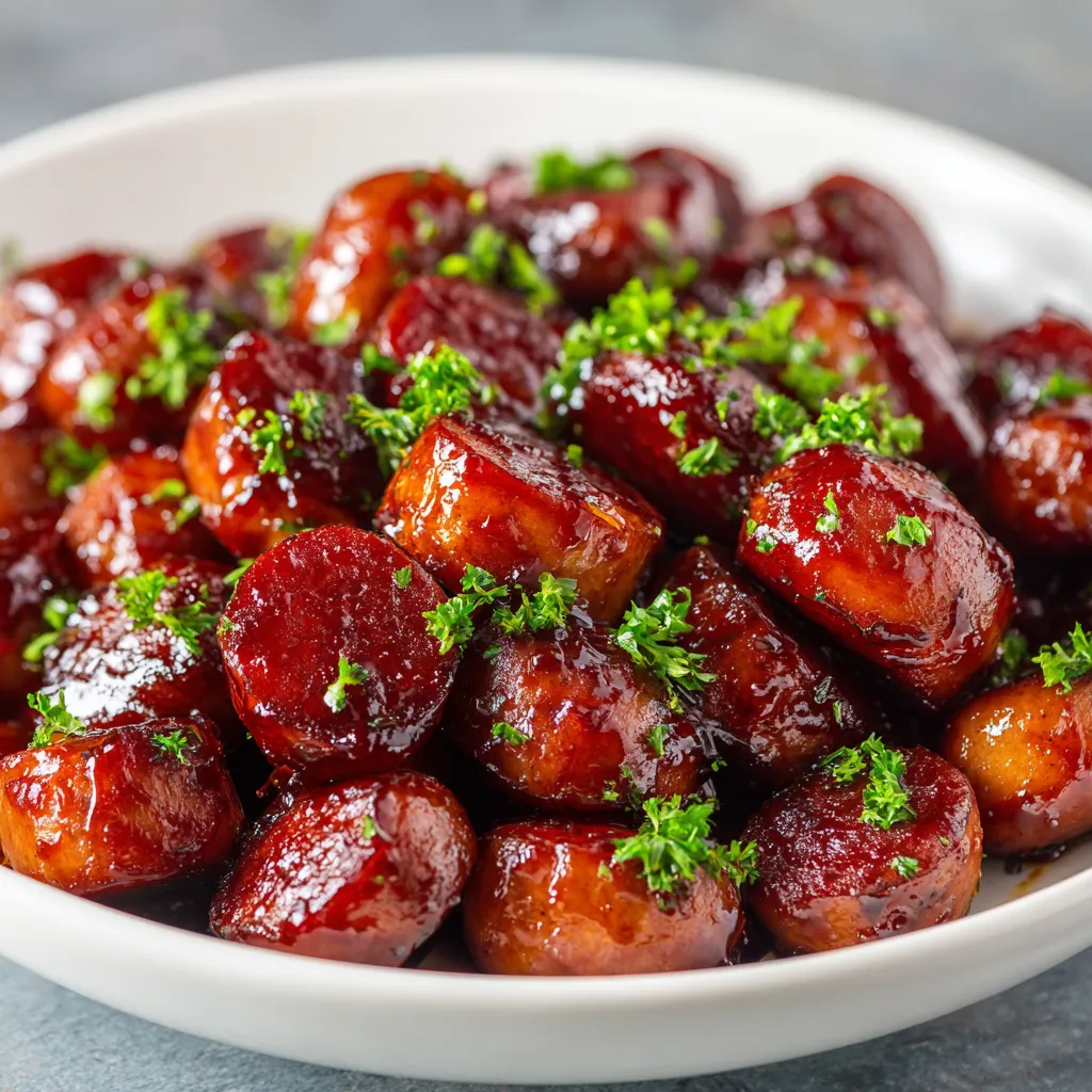 Sweet Heat Brown Sugar Mississippi Lil Smokies Bites 1