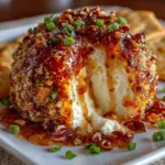 Sweet and Spicy Pepper Jelly Cheeseball 1