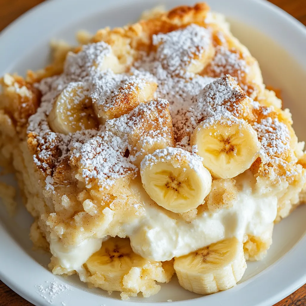 Banana Cream Cheese Cobbler 1