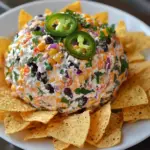 Cowboy Caviar Jalapeno Popper Cheese Ball 1