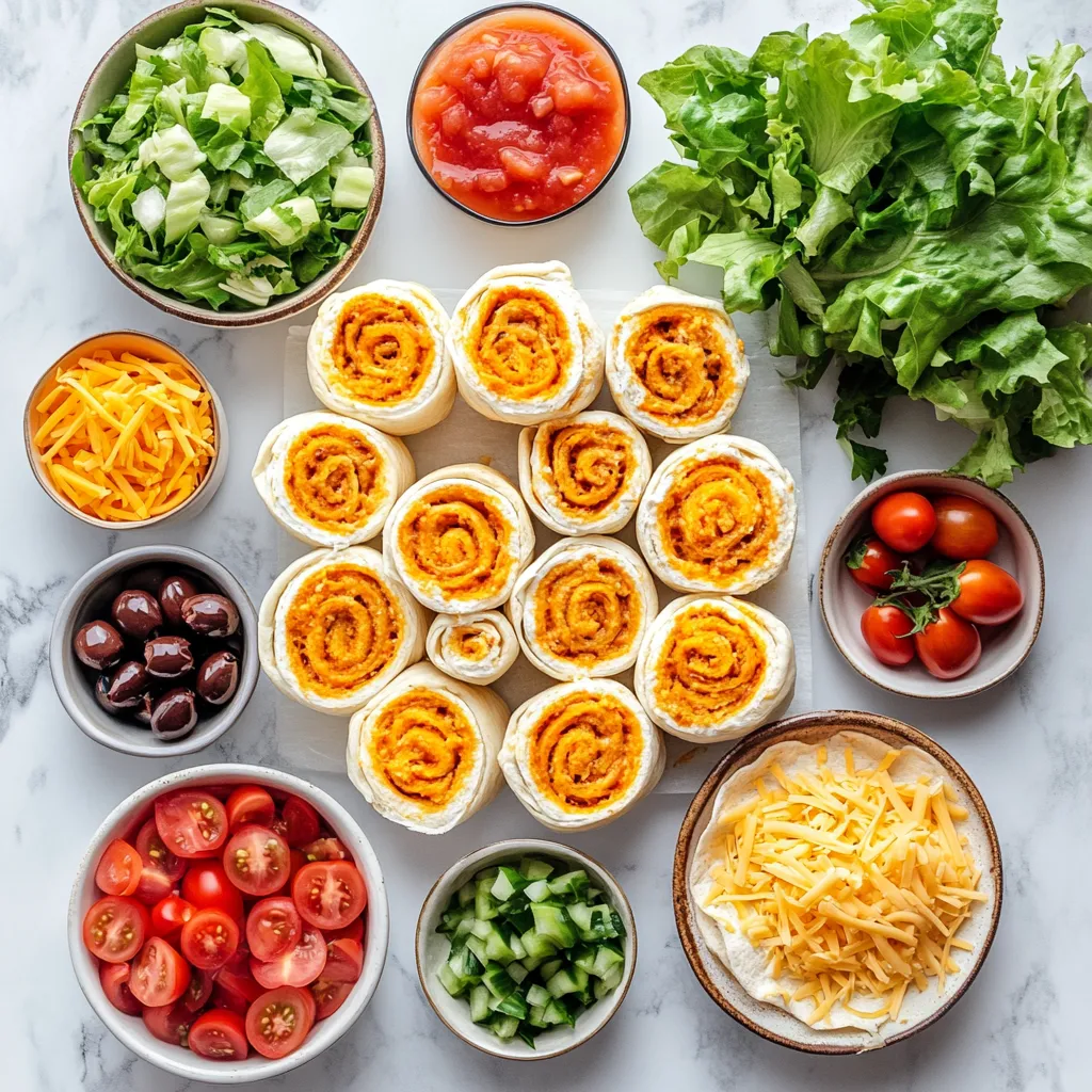 Taco Cream Cheese Pinwheels 4 Taco Cream Cheese Pinwheels 2