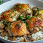 Smothered Chicken and Rice 1